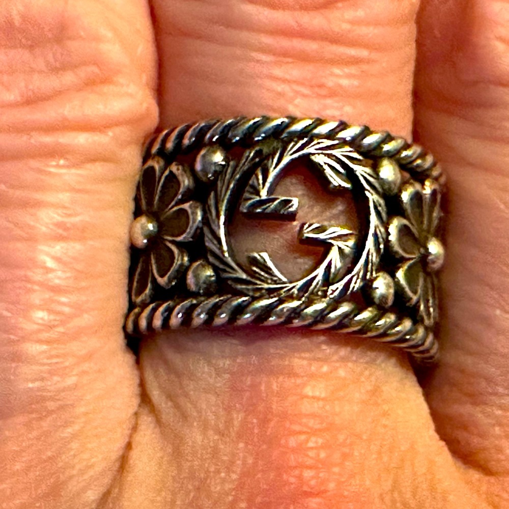 Authentic Gucci Sterling Silver Ring - image 7